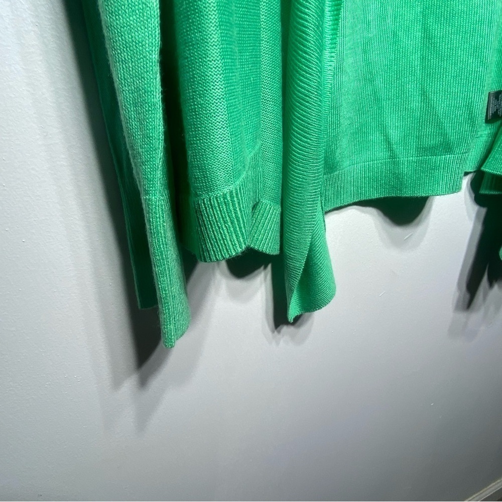 Liz Claiborne Open Drape Cardigan Women's Sz S Seafoam Green Business Casual - Picture 7 of 10